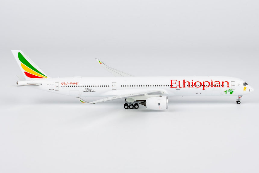 NG Models Ethiopian Airlines Airbus A350-1000 ET-BAW ("1st A350-1000 in Africa" sticker) 1/400 Aircraft Scale Model