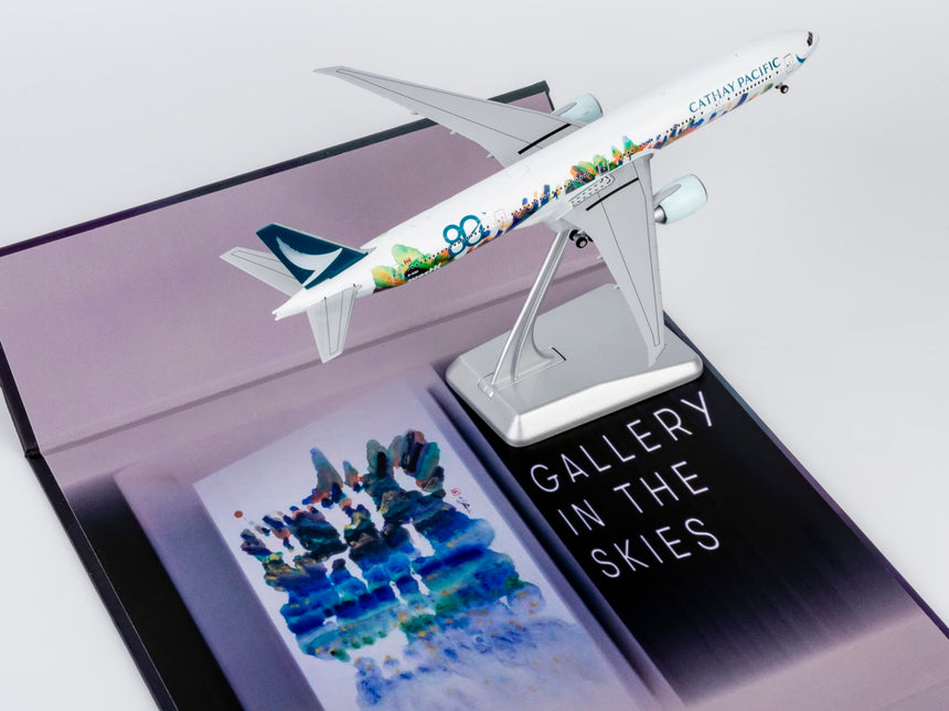 NG Models Cathay Pacific Airways Boeing 777-300ER B-KQU (The Spirit of HongKong - West Kowloon Cultural District) Ultimate 1/400 Aircraft Scale Model