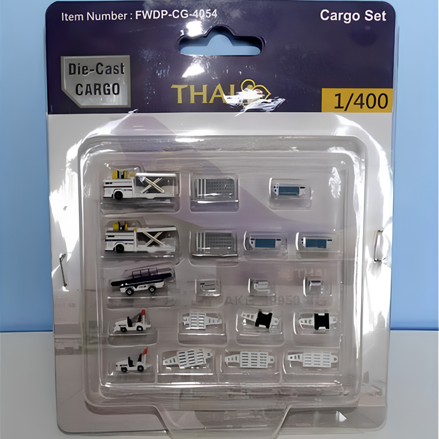 Fantasy Wings Cargo Set (Thai Airways) 1/400 Scale Model Accessory