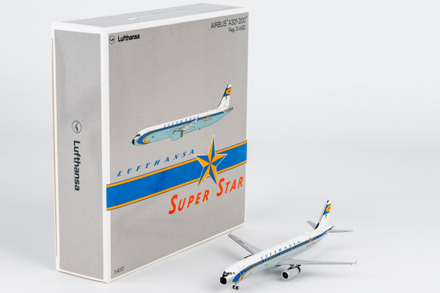 NG Models Lufthansa Airbus A321-200 D-AISZ (Super Star heritage livery) 1/400 Aircraft Scale Model