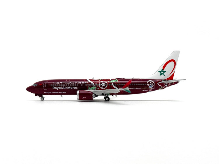Phoenix Royal Air Maroc Boeing B737-8max CN-MAX 1/400 Aircraft Scale Model