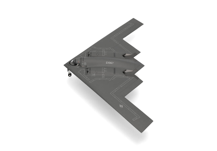 Herpa U.S. Air Force Northrop Grumman B-2A Spirit- 393rd Bomb Squadron "Tigers", Whiteman Air Base "Spirit of Arizona" 1/200 Aircraft Scale Model