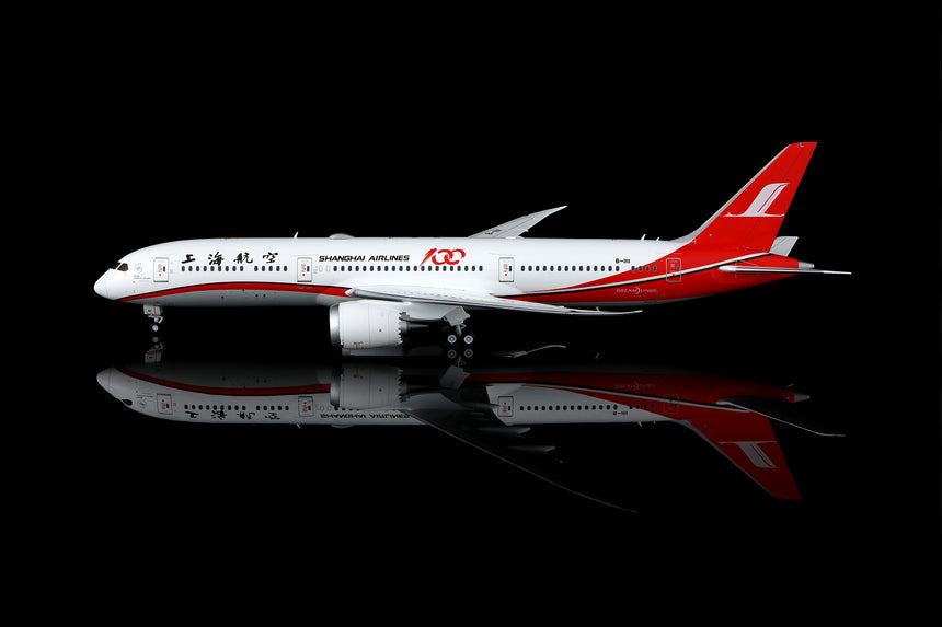 SQ Wings Shang Hai Airlines "100th Shanghai Airlines" Boeing B787-9 B-1111 1/200 Aircraft Scale Model