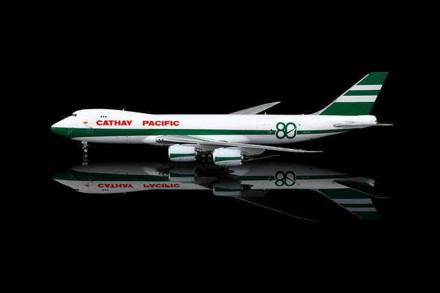 SQ Wings Cathay Pacific Boeing B747-8F B-LJE "80th Anniversary Retro" special colours 1/200 Aircraft Scale Model