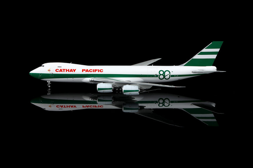 SQ Wings Cathay Pacific Boeing B747-8F B-LJE "80th Anniversary Retro" special colours 1/200 Aircraft Scale Model