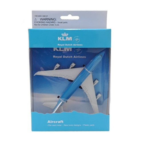 KLM Boeing 747 Diecast Model Plane Toy 16 cm