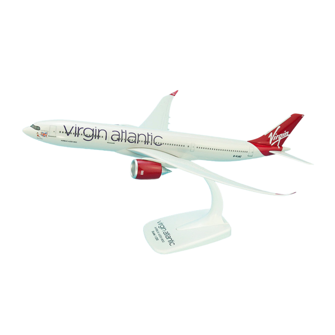 AeroClix Virgin Atlantic Airbus A330-900Neo G-VJAZ 1/200 Aircraft Scale Model