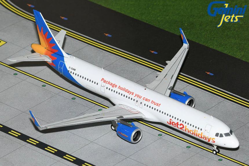 GeminiJets Jet2 Holidays Airbus A321Neo G-SUNB 1/200 Aircraft Scale Model