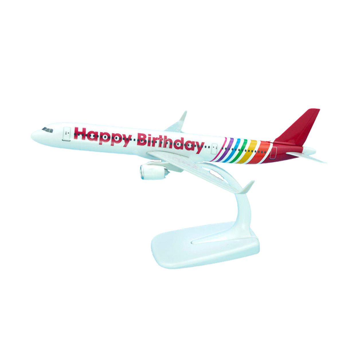 AeroClix Happy Birthday Airbus A321 1/200 Aircraft Scale Model