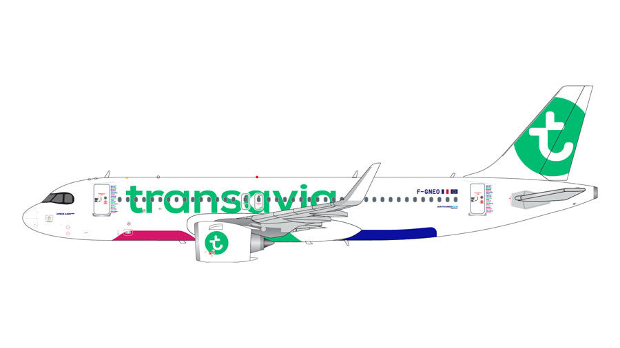GeminiJets Transavia Airlines Airbus A320Neo F-GNEO 1/200 G2TRA1283