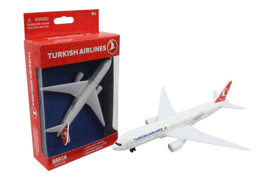 Turkish Airlines Airplane Model Toy