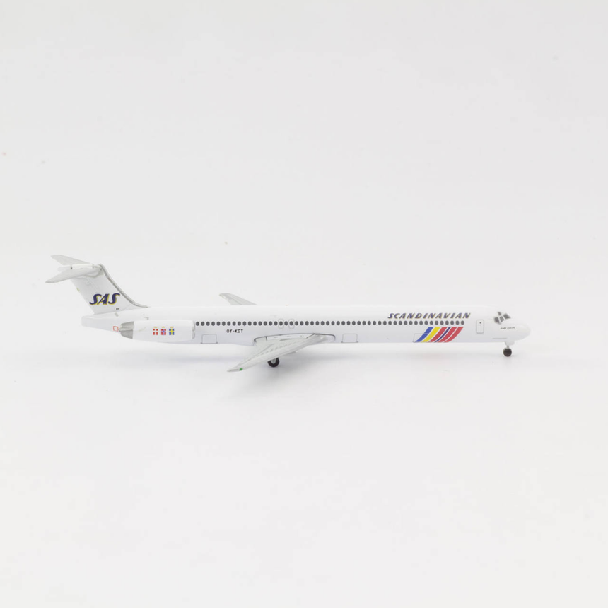 Herpa SAS Scandinavian Airlines McDonnell Douglas MD-82 "Hake Viking" 1/500 Aircraft Scale Model