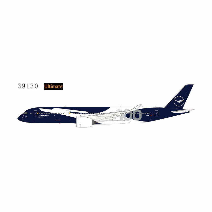NG Models Lufthansa (100 Years Anniversary) Airbus A350-900 D-AIXL (ULTIMATE) 1/400 Aircraft Scale Model