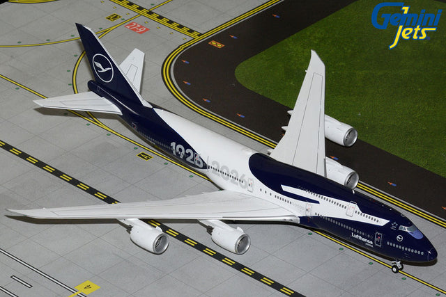 GeminiJets Lufthansa Boeing B747-8 D-ABYN "100" Centennial Livery 1/200 Aircraft Scale Model