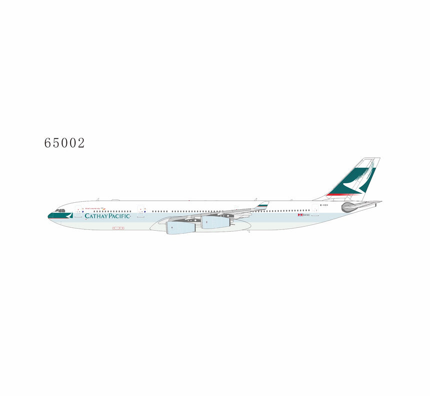NG Models Cathay Pacific Airways Airbus A340-300 B-HXH (with limited card) 1/400 Aircraft Scale Model