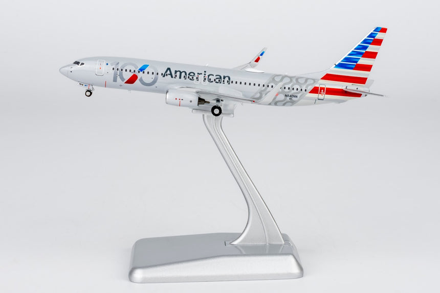 NG Models American Airlines Boeing 737-800 N840NN (100th Anniversary) Ultimate 1/400 Aircraft Scale Model