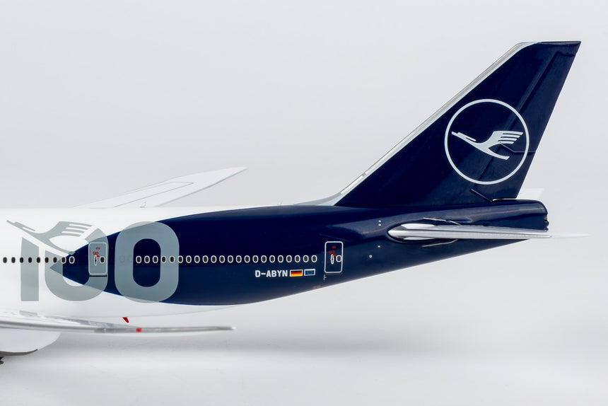 NG Models Lufthansa Boeing B747-8i D-ABYN 100 Years Anniversary 1/400 Aircraft Scale Model