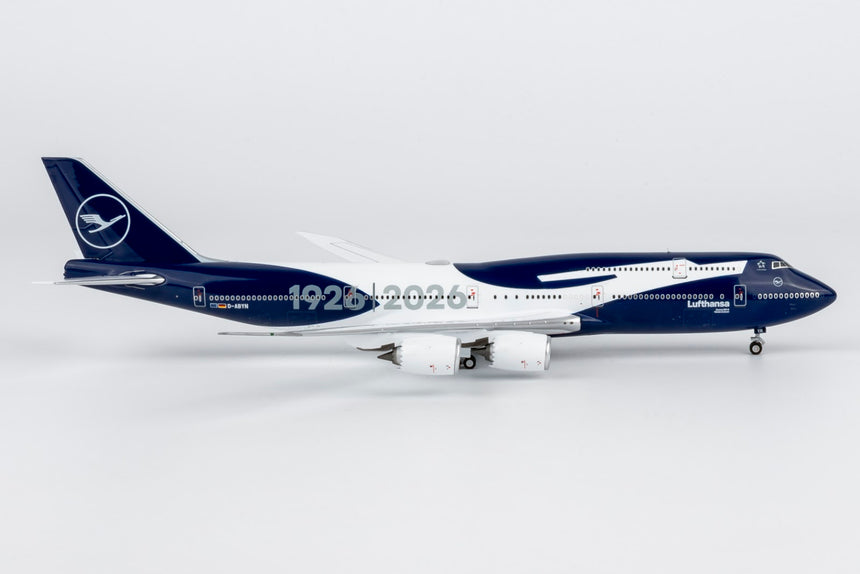 NG Models Lufthansa Boeing B747-8i D-ABYN 100 Years Anniversary 1/400 Aircraft Scale Model