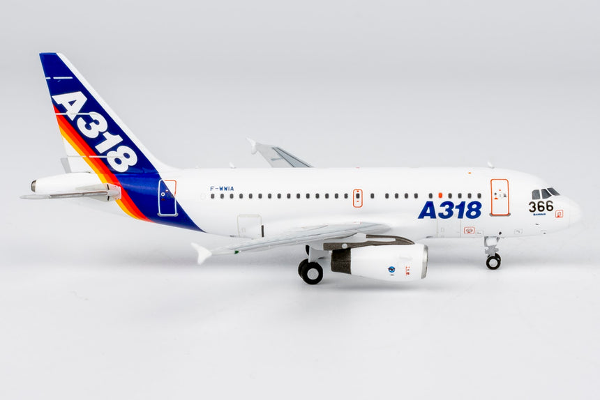 NG Models Airbus Industrie Airbus A318-100 F-WWIA old colors; PW6000 ENGINES 1/400 Aircraft Scale Model