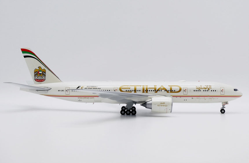 JC Wings Etihad Airways Boeing 777-200LR "2015 Formula 1" (A6-LRD) 1/200 Aircraft Scale Model