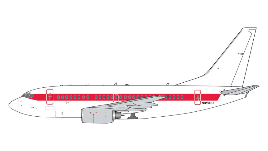 GeminiJets EG&G Boeing B737-600 N319BD Janet 1/400