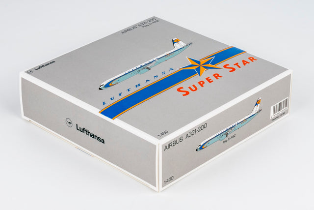 NG Models Lufthansa Airbus A321-200 D-AISZ (Super Star heritage livery) 1/400 Aircraft Scale Model