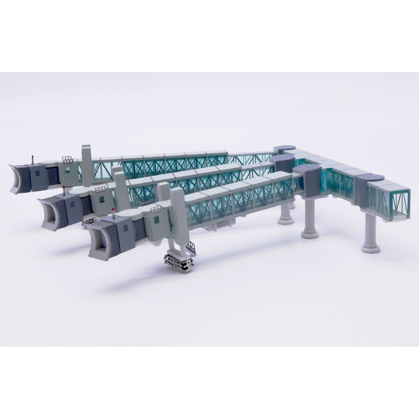 JC Wings Air Passenger Bridge A380 (Green) 1/400 Scale Model Accessory