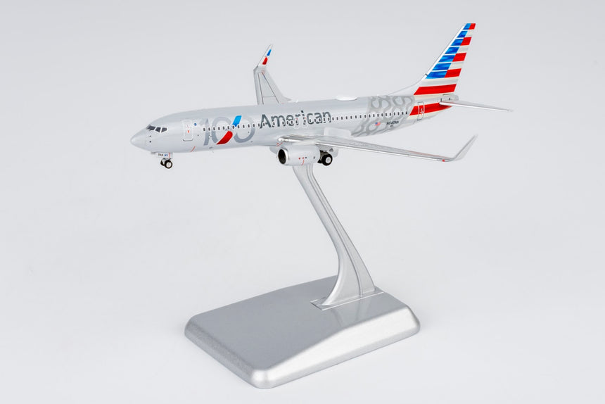 NG Models American Airlines Boeing 737-800 N840NN (100th Anniversary) Ultimate 1/400 Aircraft Scale Model