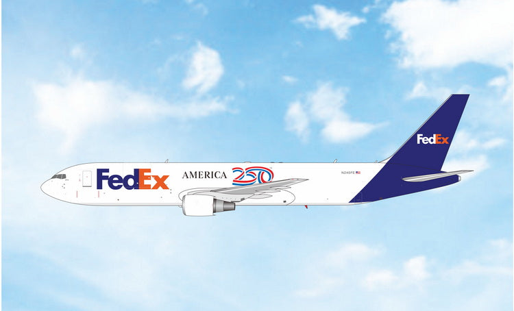 Phoenix FedEx Boeing B767-300F N245FE 1/400 Aircraft Scale Model