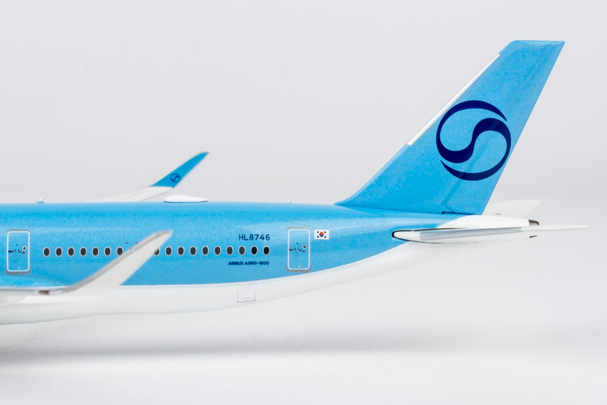 NG Models Korean Air Airbus A350-900 HL8746 New Livery 1/400 Aircraft Scale Model