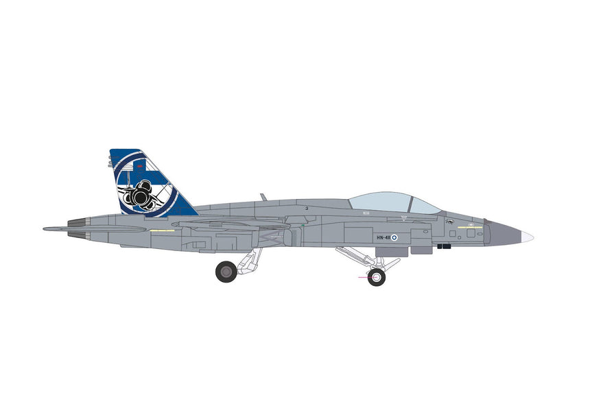 Herpa Finnish Air Force McDonnell Douglas F/A-18C Hornet Demo Team 1/200 Aircraft Scale Model