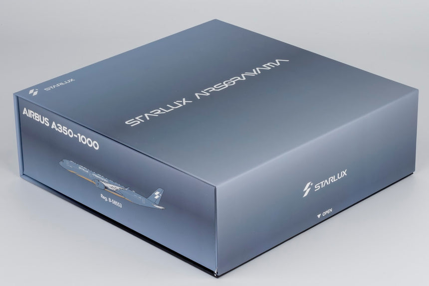 NG Models Starlux Airlines Airbus A350-1000 B-58553 (Airsorayama Silver) Ultimate 1/400 Aircraft Scale Model
