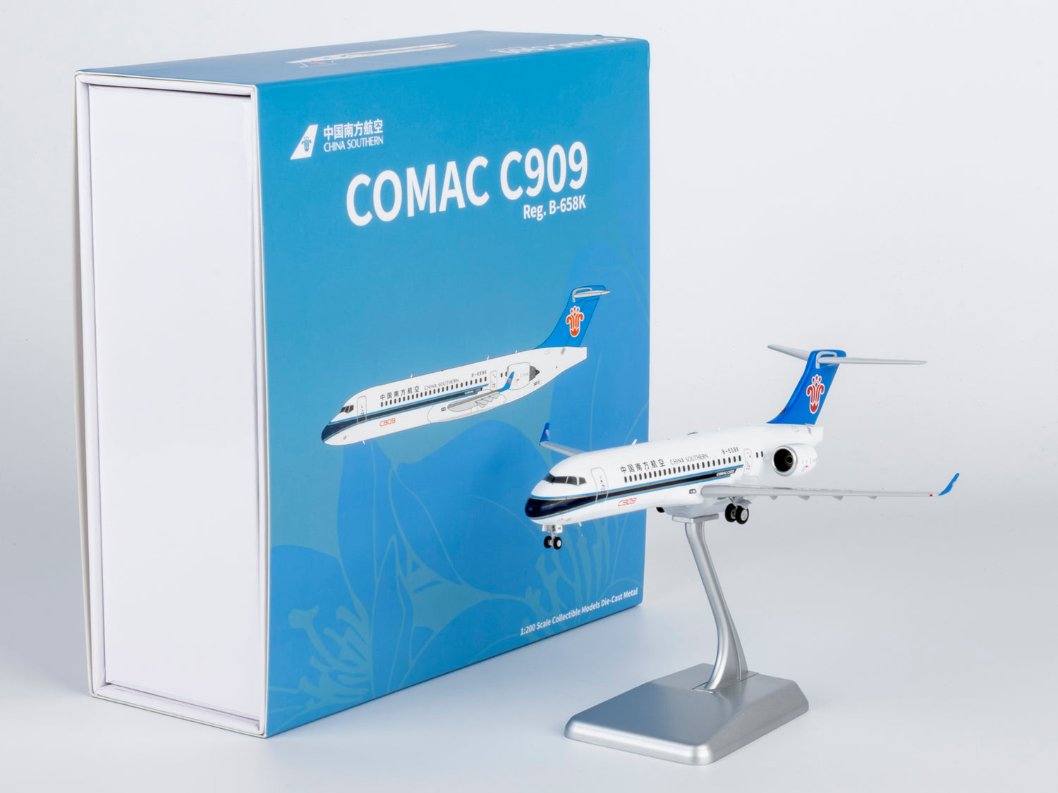 NG Models China Southern Airlines COMAC C909 (ARJ21-700) B-658K 1/200 Aircraft Scale Model