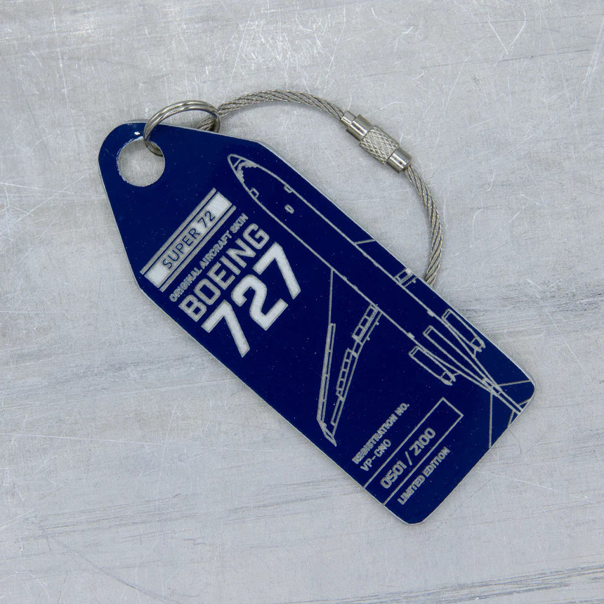 AviationTag Boeing 727 VP-CMO Blue