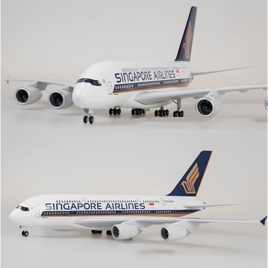 Singapore Airlines Airbus A380 XL 46cm Aircraft Model
