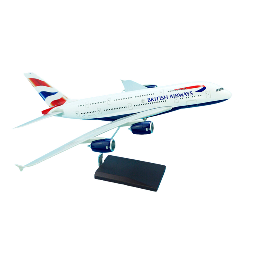 AeroClix British Airways Airbus A380-800 G-XLEL 1/200 Aircraft Scale Model