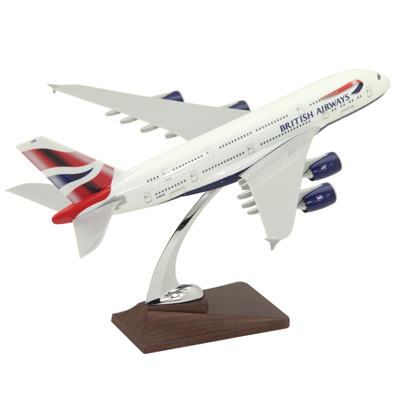 British Airways Airbus A380-800 Resin Aircraft Model (47cm) G-XLEA 1/200 Aircraft Scale Model