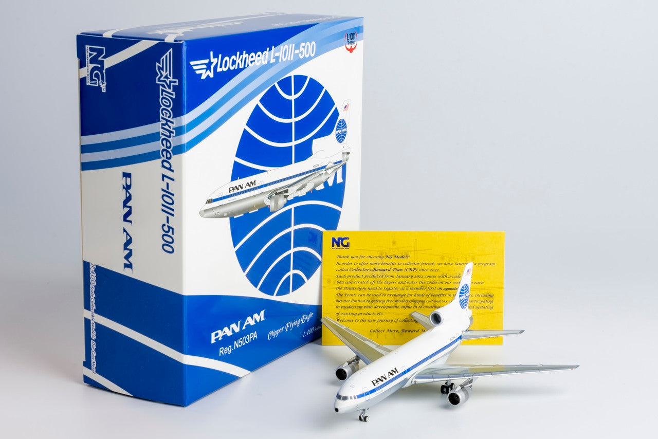NG Models Pan American World Airways - Pan Am L-1011-500 N503PA (named "Clipper Flying Eagle") 1/400 Scale