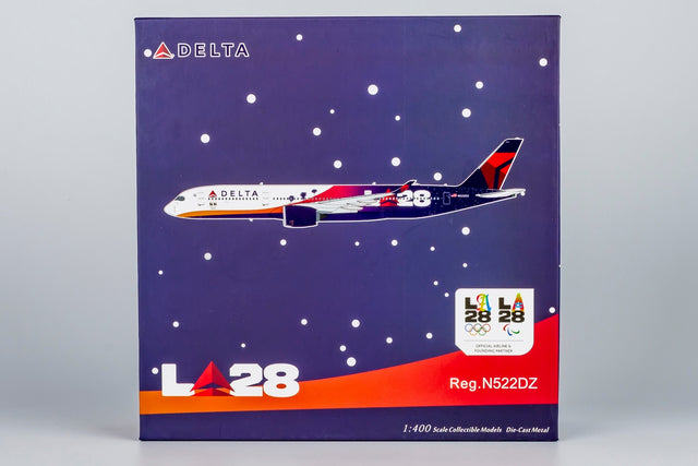 NG Models Delta Air Lines Airbus A350-900 N522DZ LA28(ULTIMATE) 1/400 Aircraft Scale Model