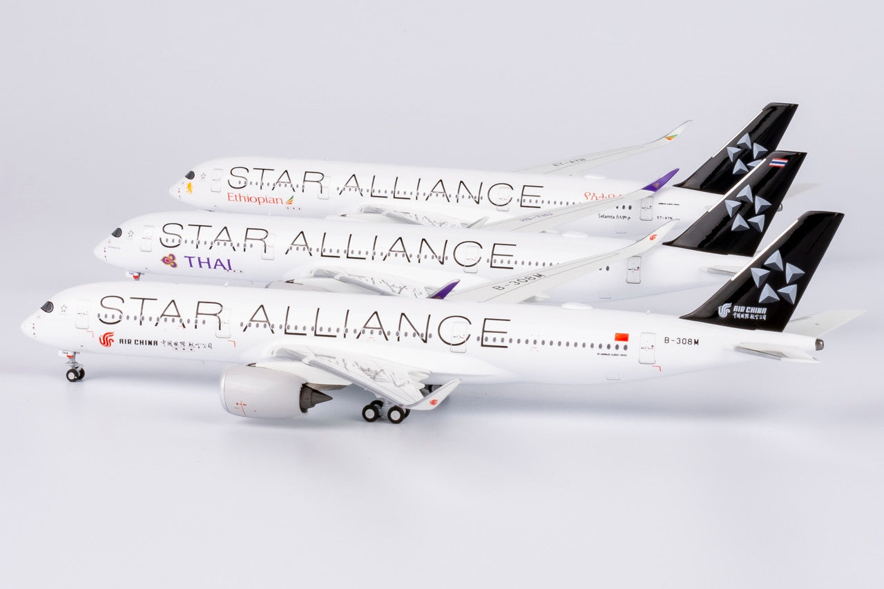 NG Models Thai Airways International "Star Alliance" Airbus A350-900 HS-THU 1/400 Scale