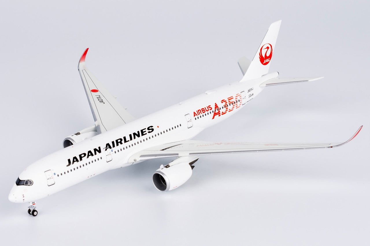 NG Models Japan Airlines (JAL) (Red "AIRBUS A350" Titles) Airbus A350-900 JA01XJ 1/400 Scale