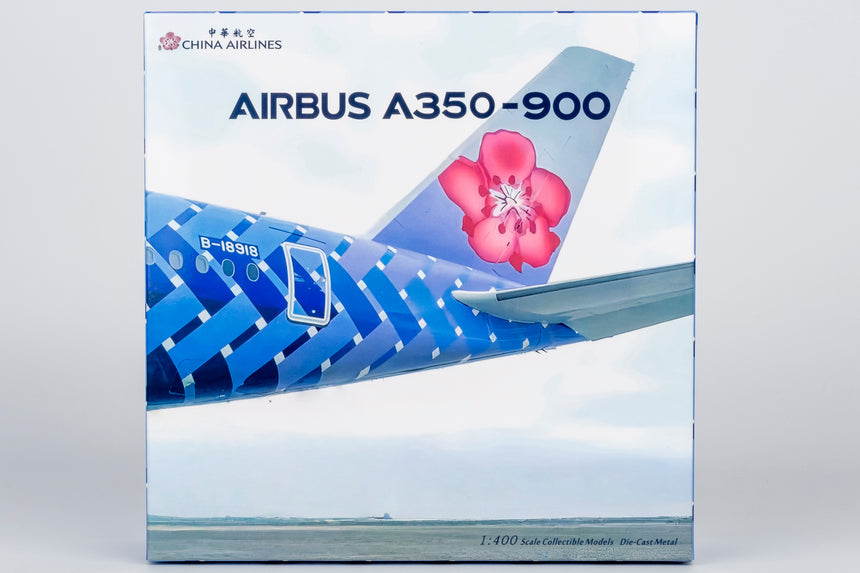NG Models China Airlines Airbus A350-900 B-18918 1/400 Aircraft Scale Model
