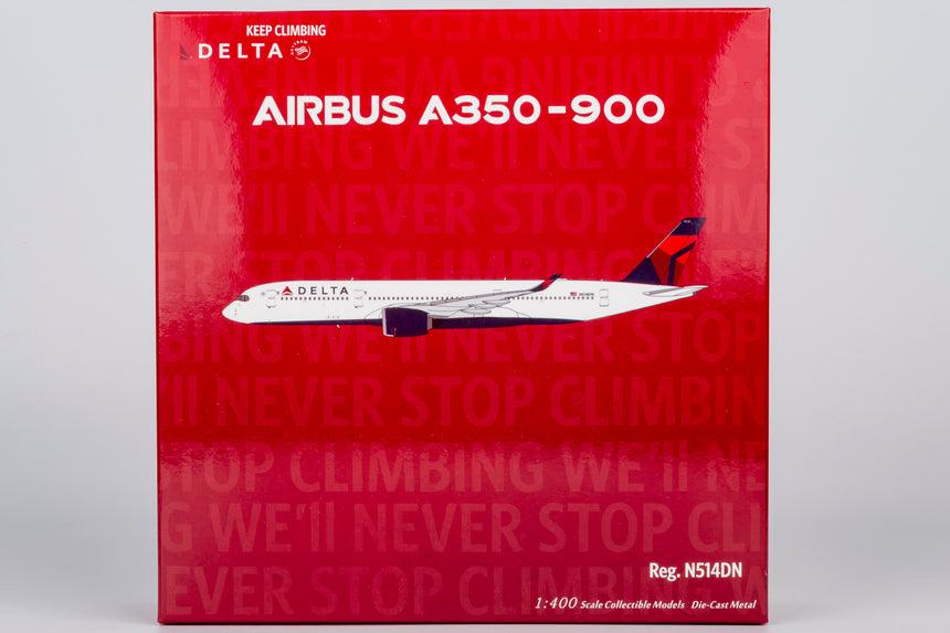 NG Models Delta Air Lines Airbus A350-900 N514DN 1/400 Aircraft Scale Model