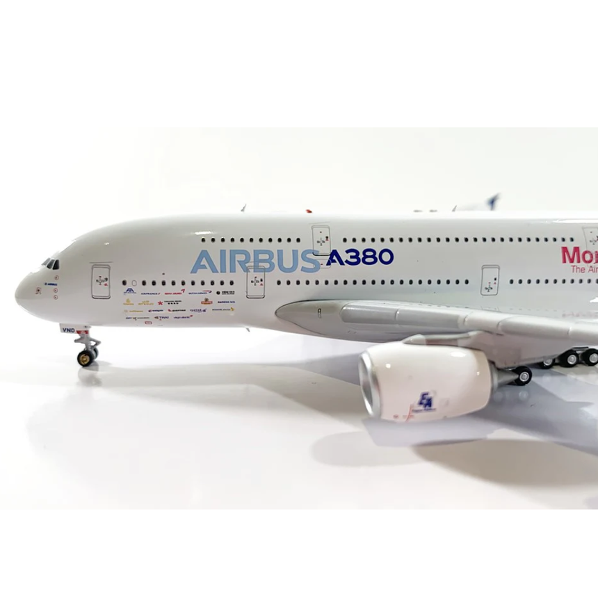 Aviation400 Airbus Industrie Airbus A380-861 "More personal space" F-WWDD (with detachable gear) 1/400 Scale