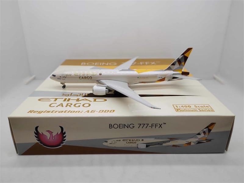 Phoenix Etihad Cargo Boeing 777-FFX A6-DDD 1/400 Aircraft Scale Model
