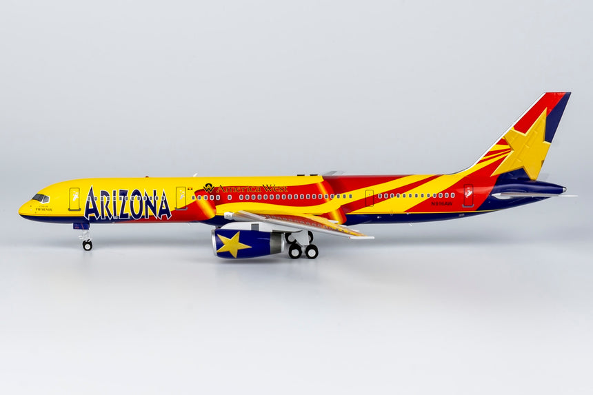 NG Models America West Airlines Boeing 757-200 N916AW "City of Phoenix/City of Tucson" 1/200 Scale