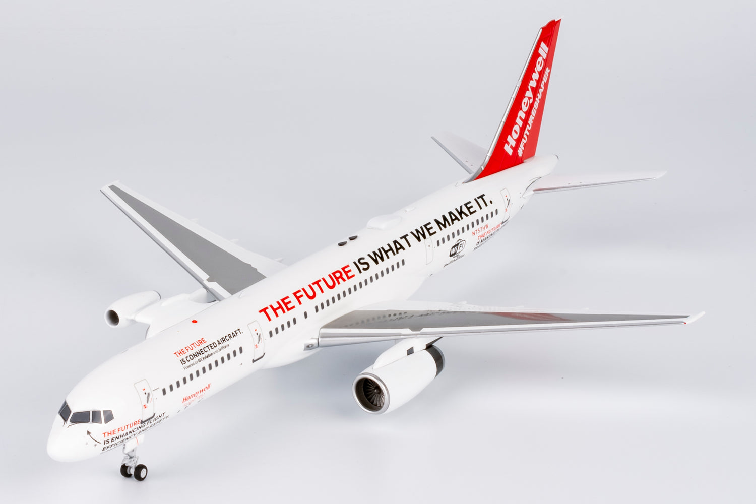 NG Models Honeywell Aviation Services 2021's Livery "The future is what we make it." Boeing 757-200 N757HW (with test bed) 1/200 Scale