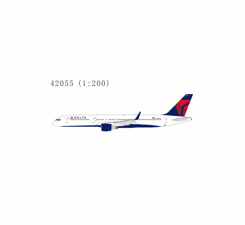 NG Models Delta Air Lines Boeing 757-200/w N696DL 1/200 Aircraft Scale Model