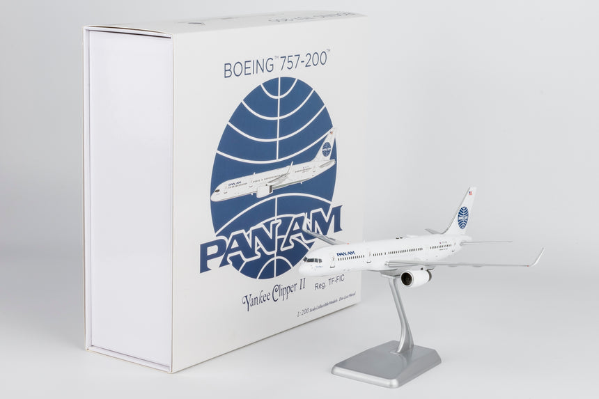 NG Models Icelandair "Criterion Travel's Pan Am" livery Boeing 757-200/w TF-FIC 1/200 Aircraft Scale Model