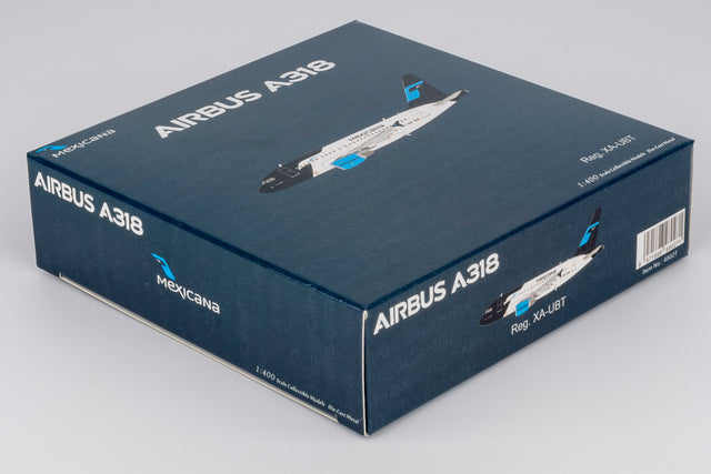 NG Models Mexicana Airbus A318-100 XA-UBT 1/400 Aircraft Scale Model